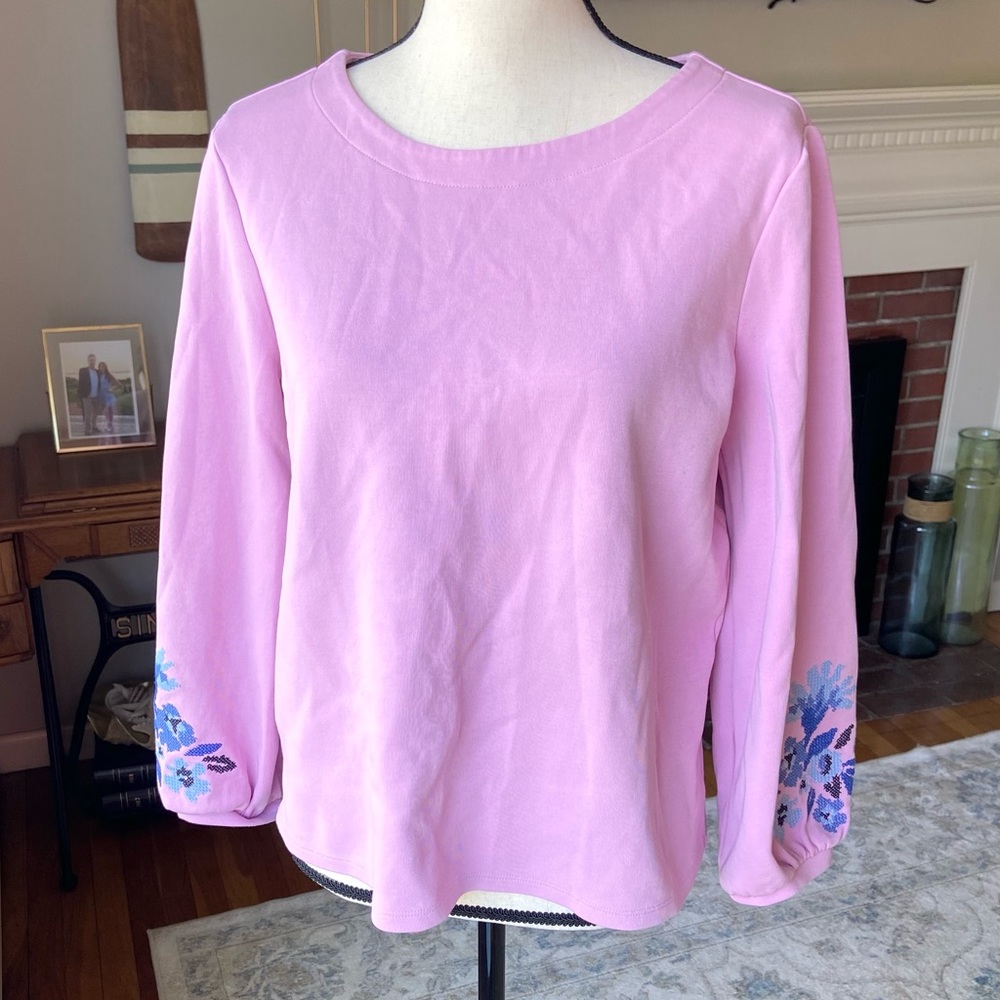 Ann Taylor | Embroidered Sweatshirt